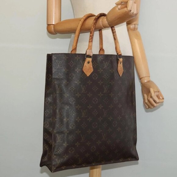 LOUIS VUITTON Monogram Sac Plat Hand Bag - Picture 1 of 16